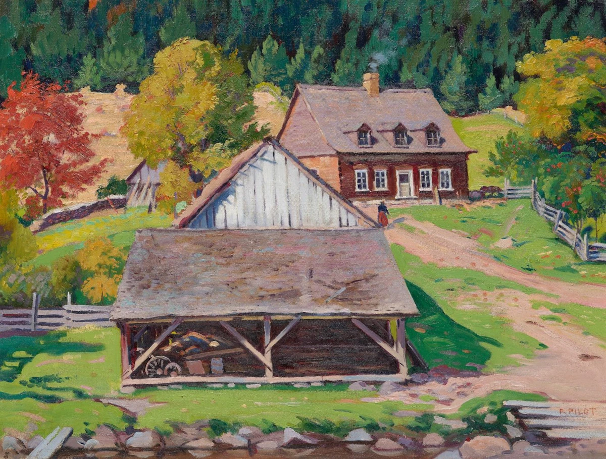 Quebec Farm by Robert Wakeham Pilot