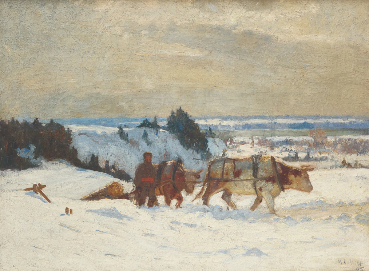 Logging Near Beaupré, on the Lower St. Lawrence, Below Quebec by Maurice Galbraith Cullen