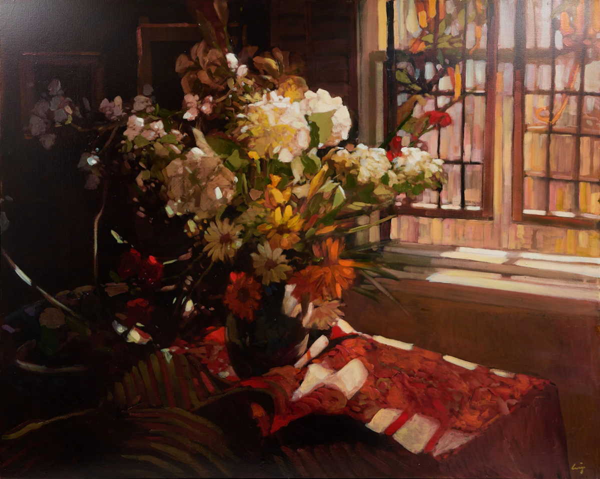 Philip Craig, Interior, Fourth Avenue, oil on canvas
