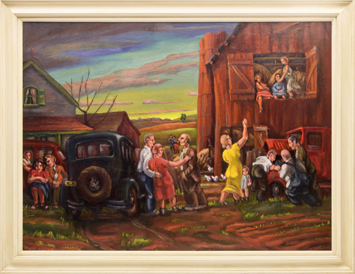 Frederick Hagan, McKrimmon's Farm, 1939, oil on canvas - view 2