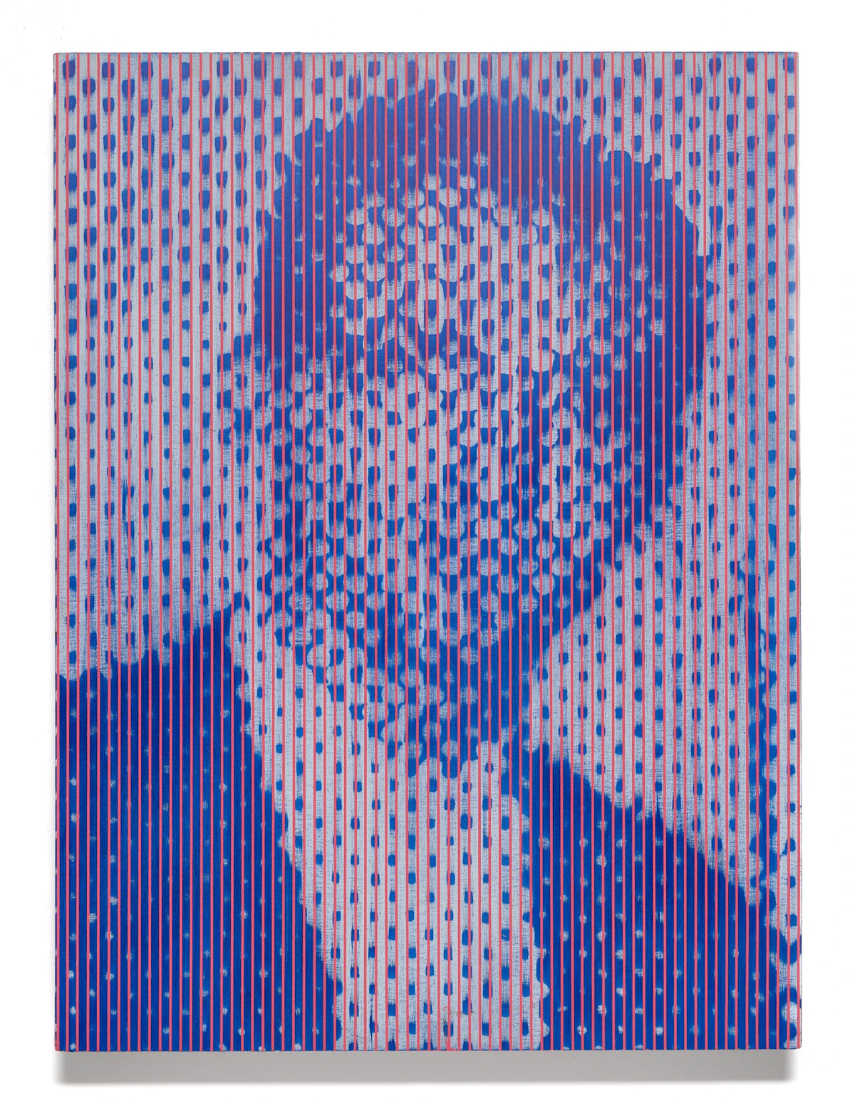 Chris Cran, Indigo Man, oil and acrylic on wood panel, 1990 - view 2