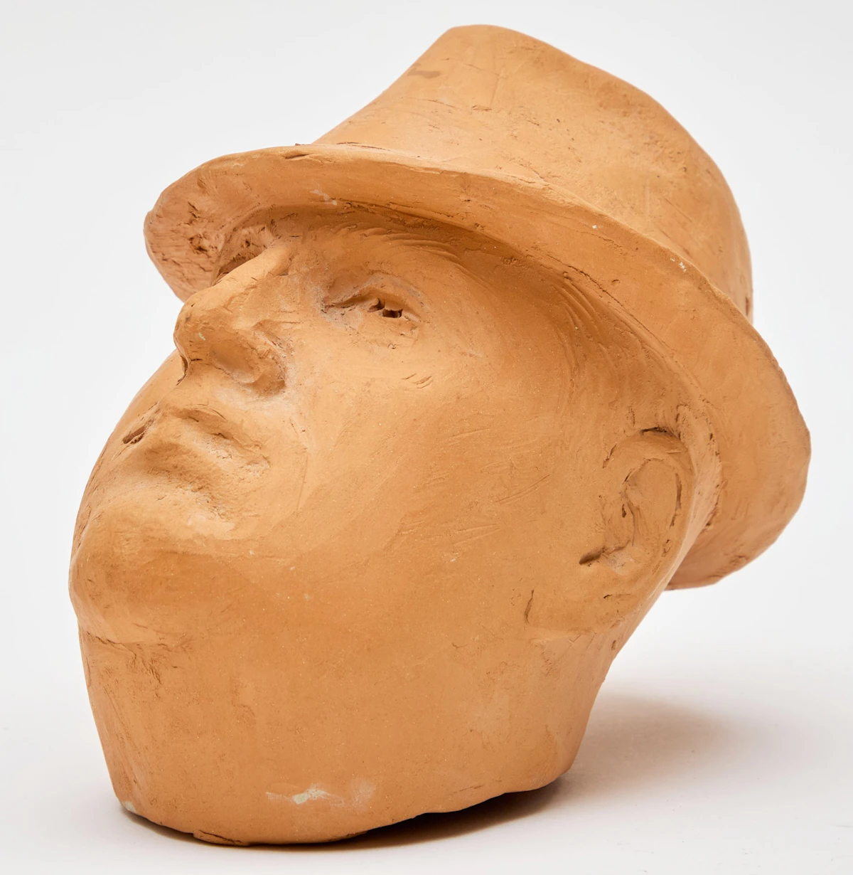 William Hodd McElcheran, Head of a Businessman, terracotta, 1990 - view 3