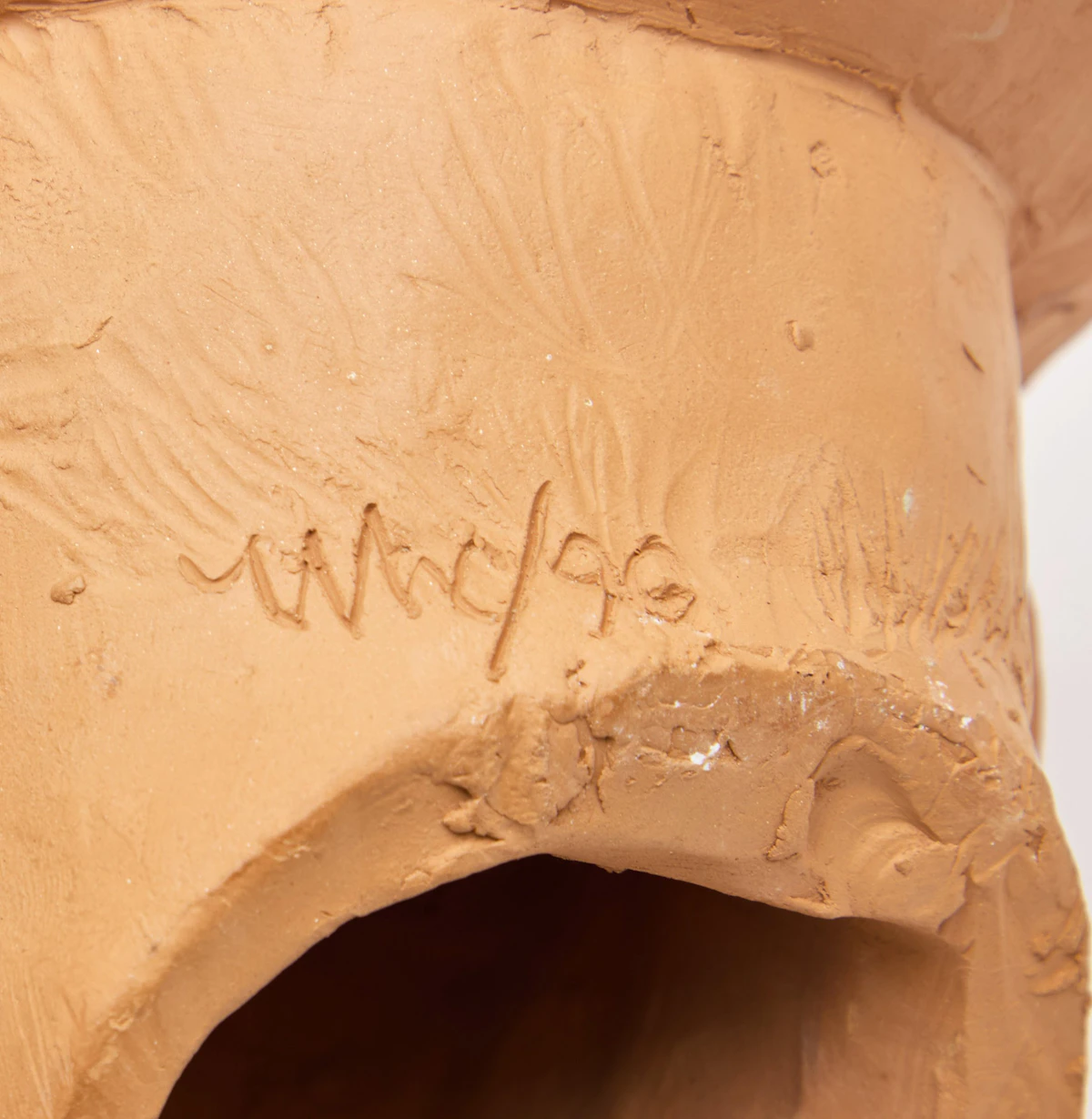 William Hodd McElcheran, Head of a Businessman, terracotta, 1990 - view 5