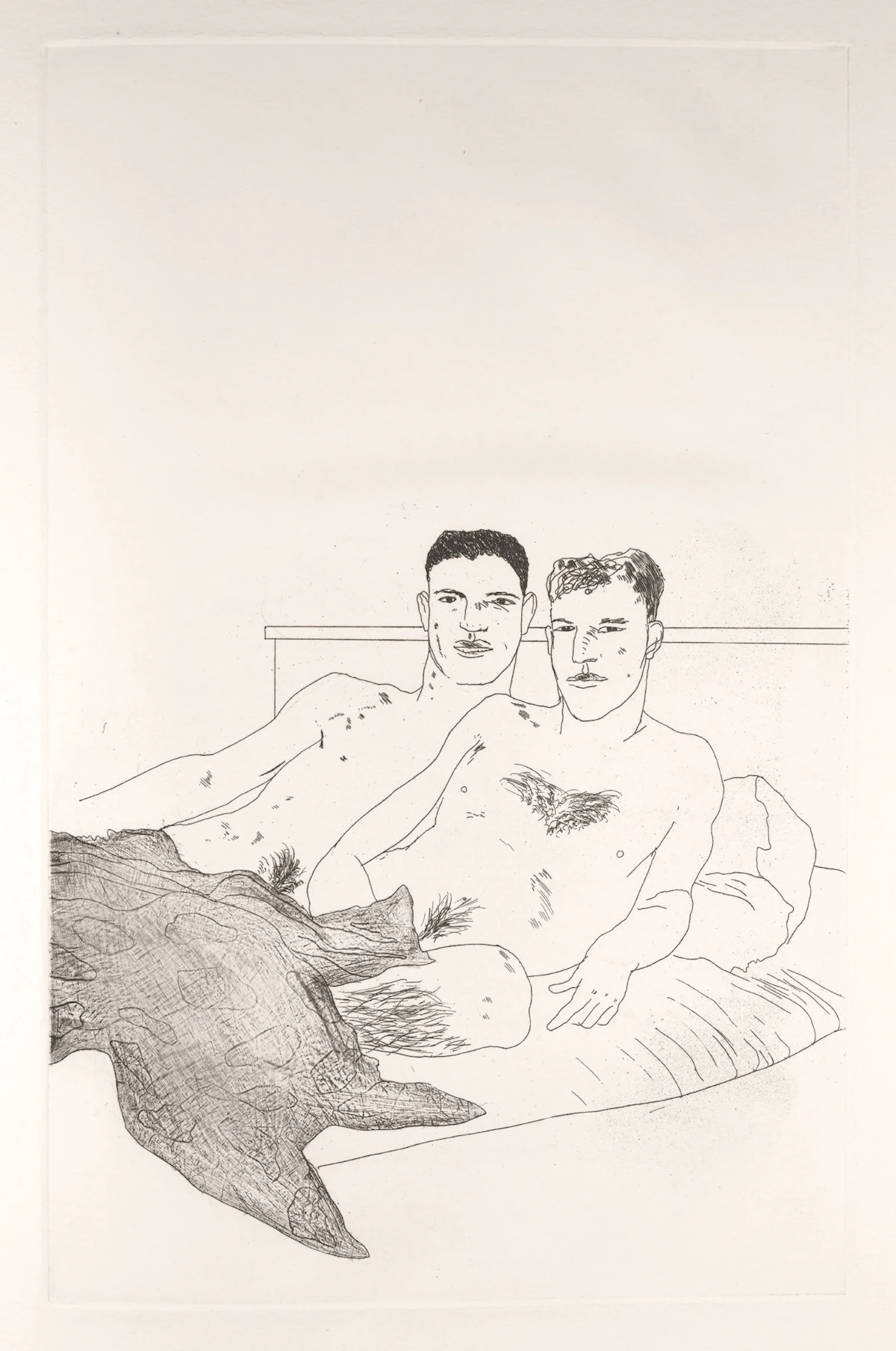 David Hockney, Illustrations for Fourteen Poems by C. P. Cavafy, fourteen etchings and aquatints on Crisbrook handmade paper, 1967 - view 9