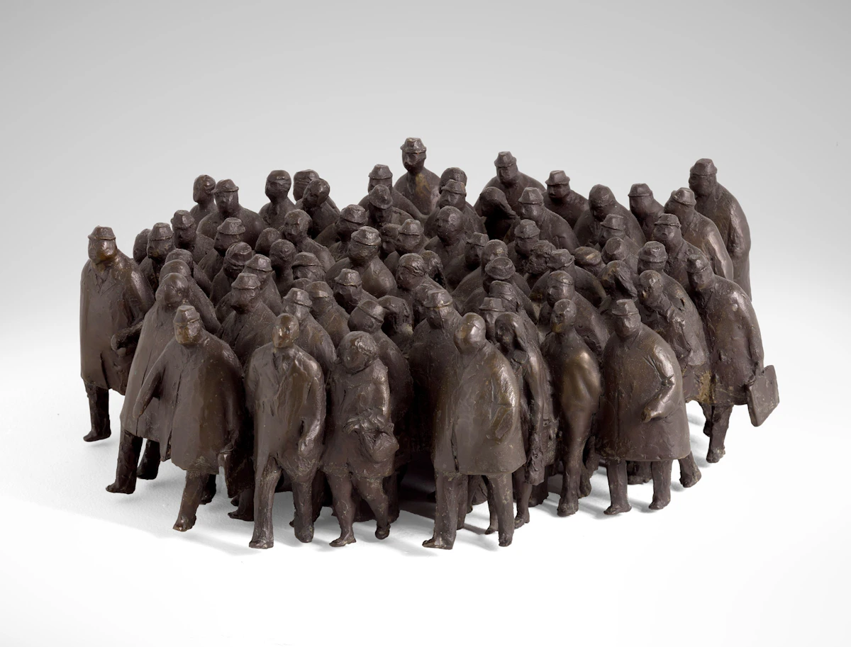 William Hodd McElcheran, The Crowd, bronze, 1973 - view 3