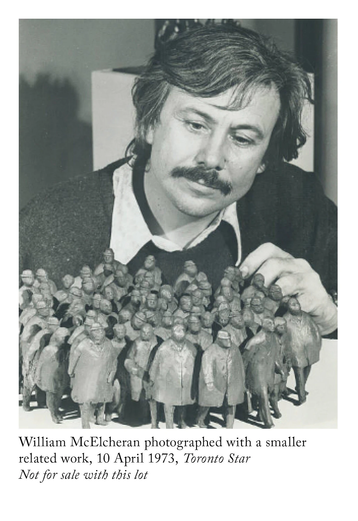 William Hodd McElcheran, The Crowd, bronze, 1973 - view 4
