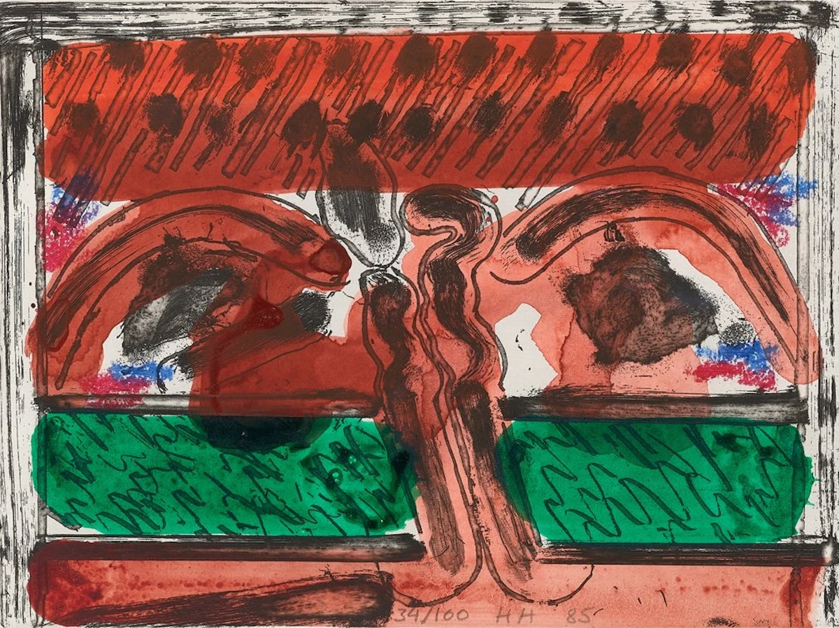 DH in Hollywood by Howard Hodgkin