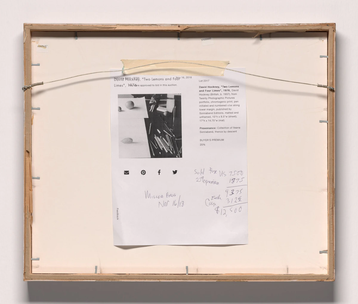 David Hockney, At Rest, c-print, 1971 - view 3