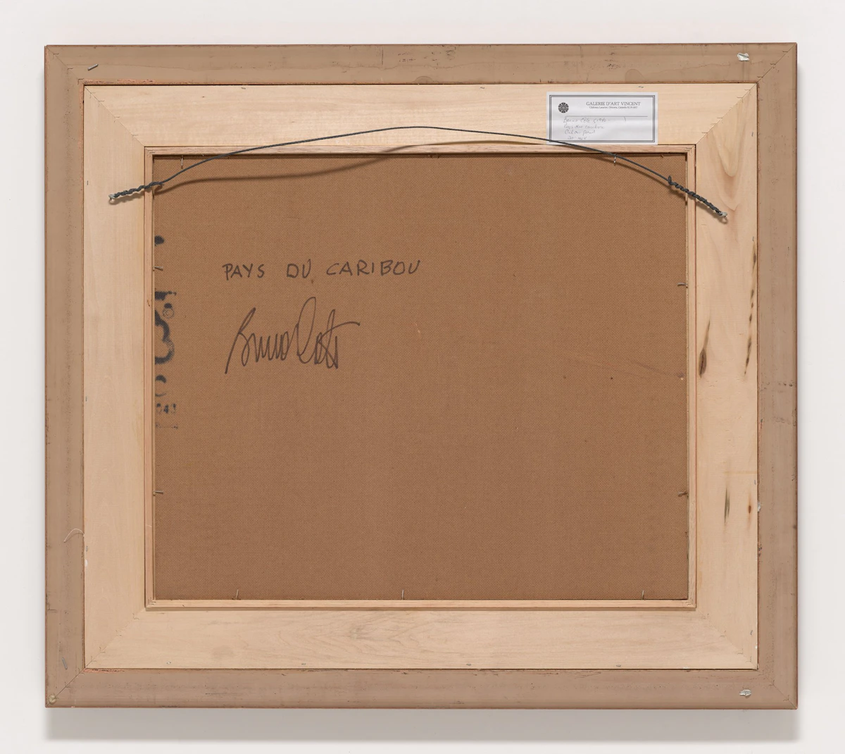 Bruno Côté, Pays Du Caribou, oil on board - view 3