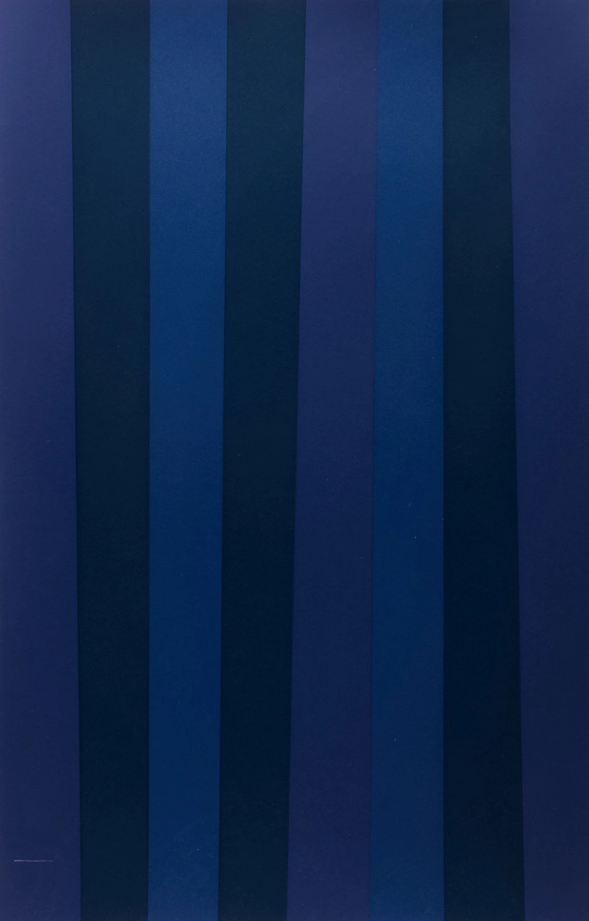 Guido Molinari, Blue Quanitifer, colour serigraph