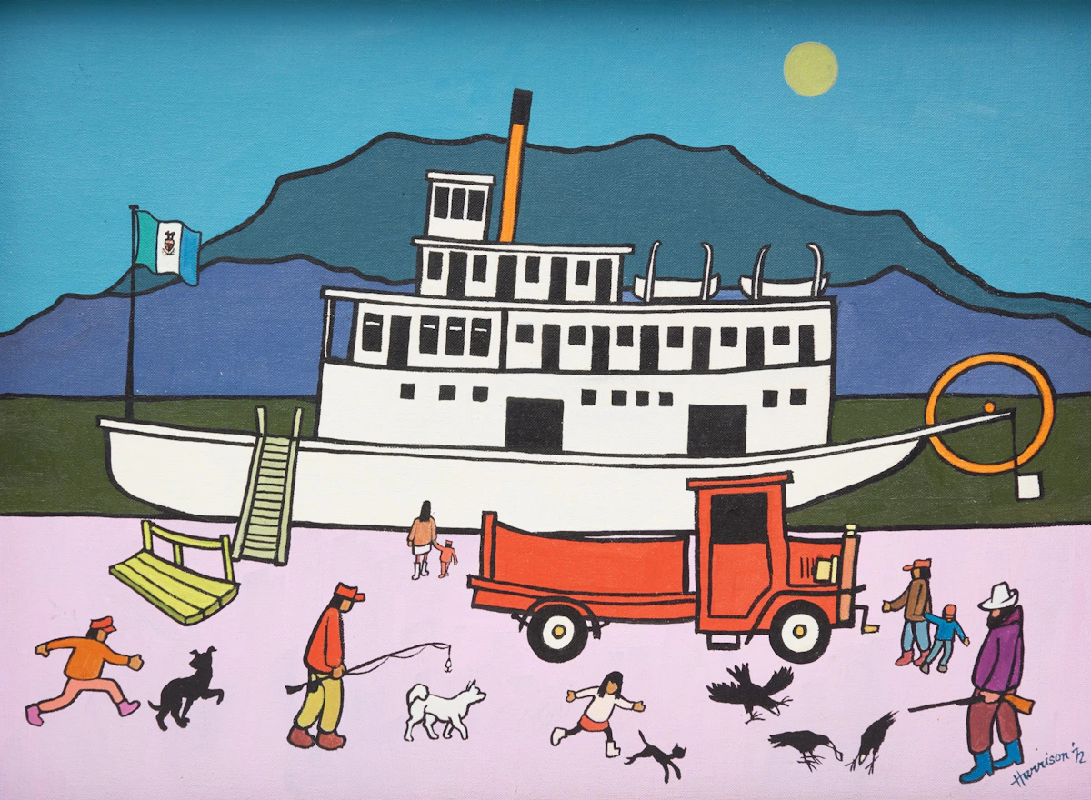 Dawson City-S.S. Keno by Ted Harrison