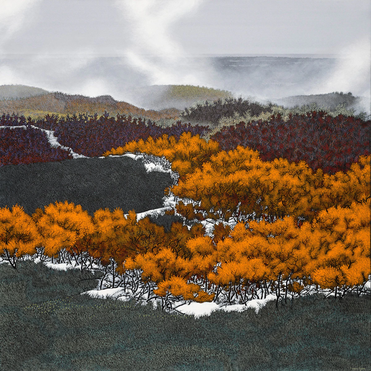 White Amber Mist by Ivan Kenneth Eyre