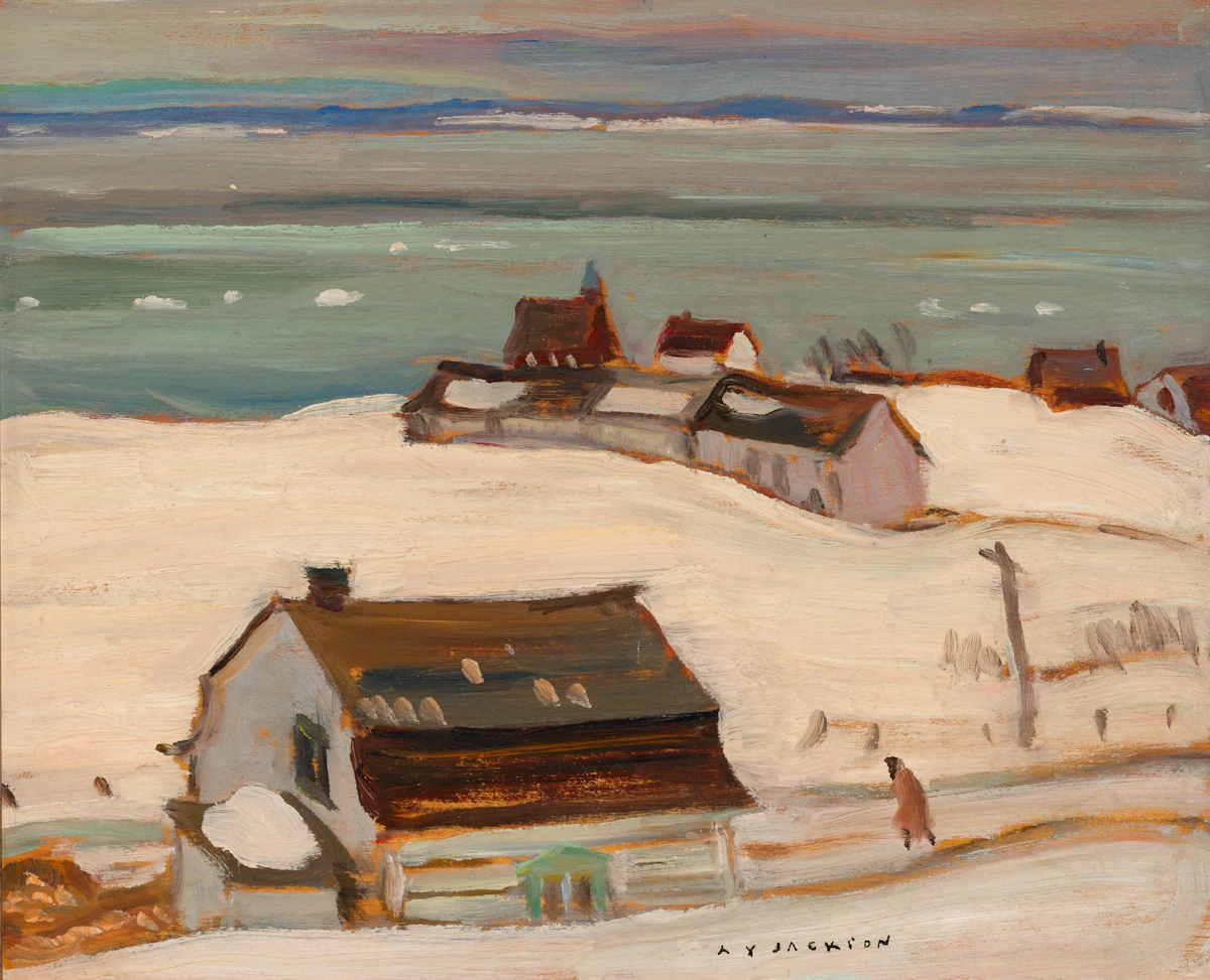 Grey Day, Port au Persil by Alexander Young Jackson