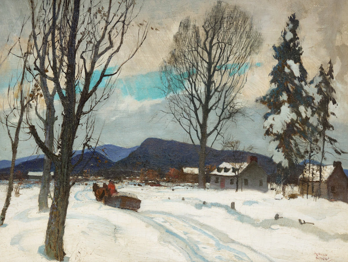 Homeward, Baie St. Paul, Quebec by George Franklin Arbuckle