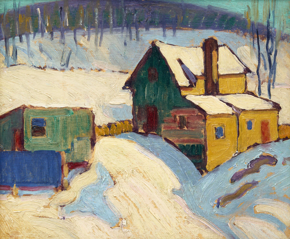 Homestead in Winter by Frederick Grant Banting