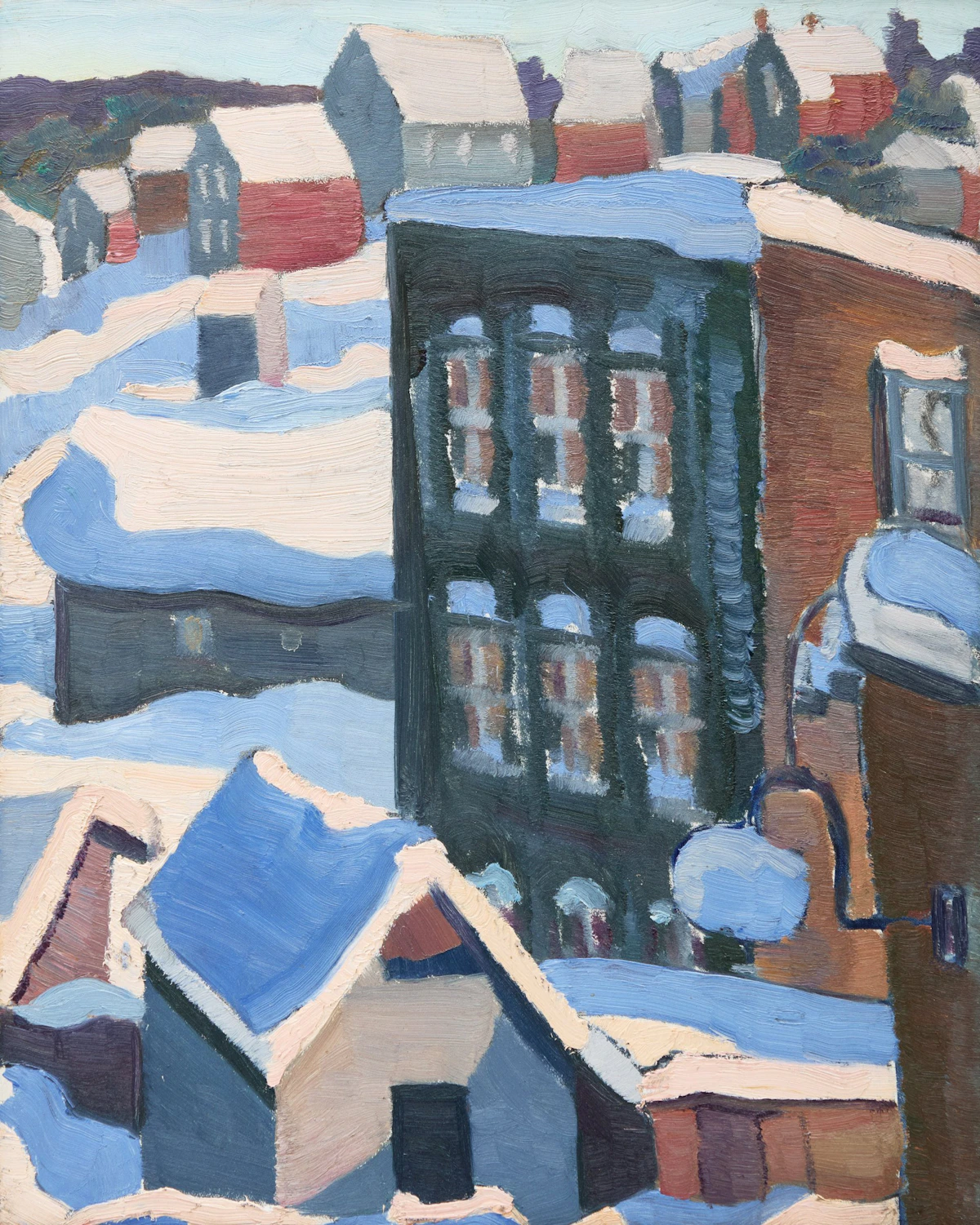 Sunny Winter Day, Bracebridge, Ontario by Isabel McLaughlin