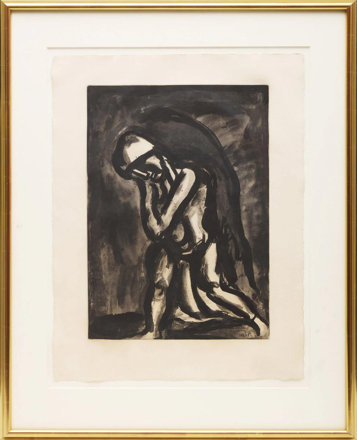 Georges Rouault, Miserere XXIV : Hiver lèpre de la terre, aquatint - view 2