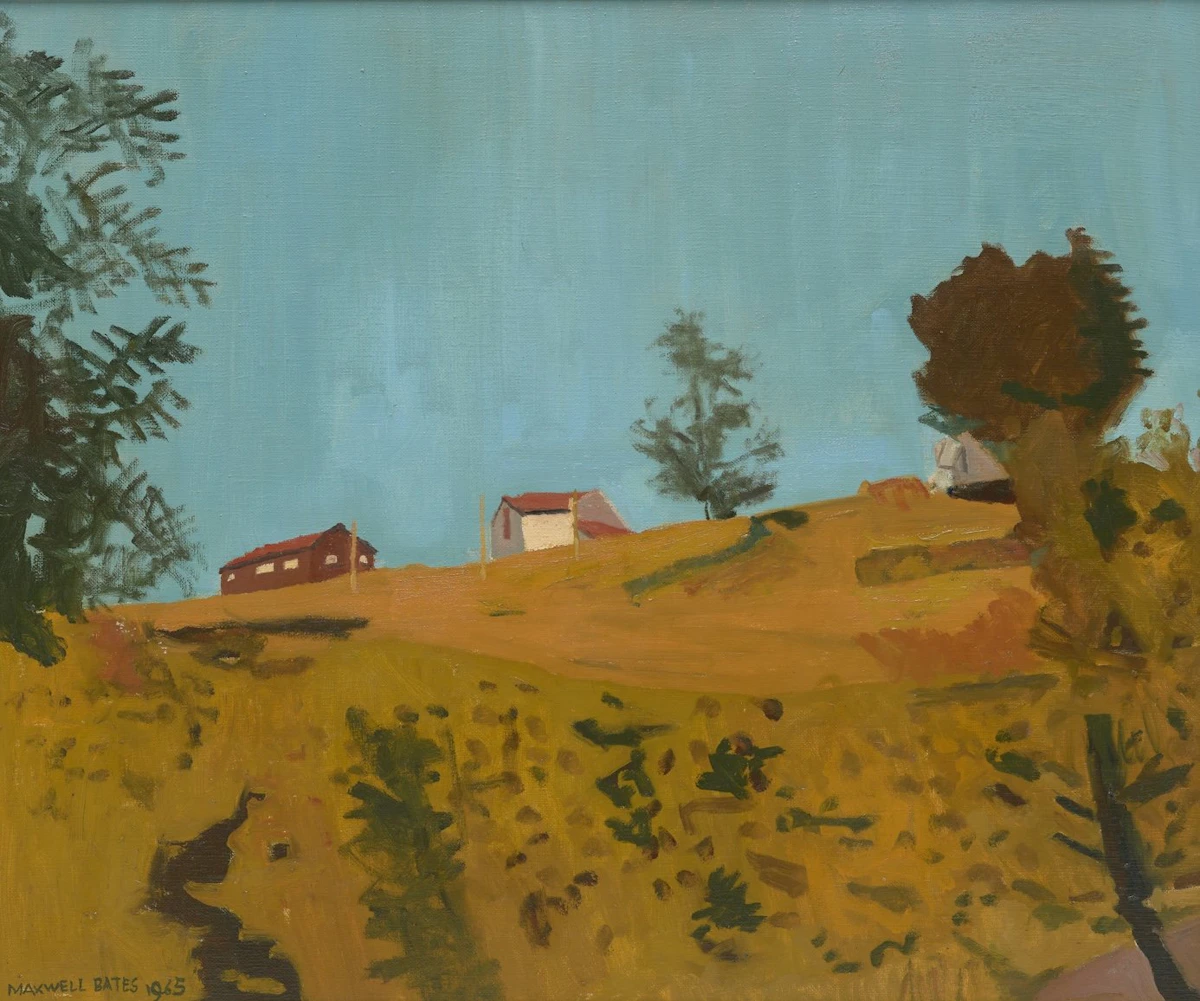 Maxwell Bennett Bates, Saanich Landscape, oil on canvas