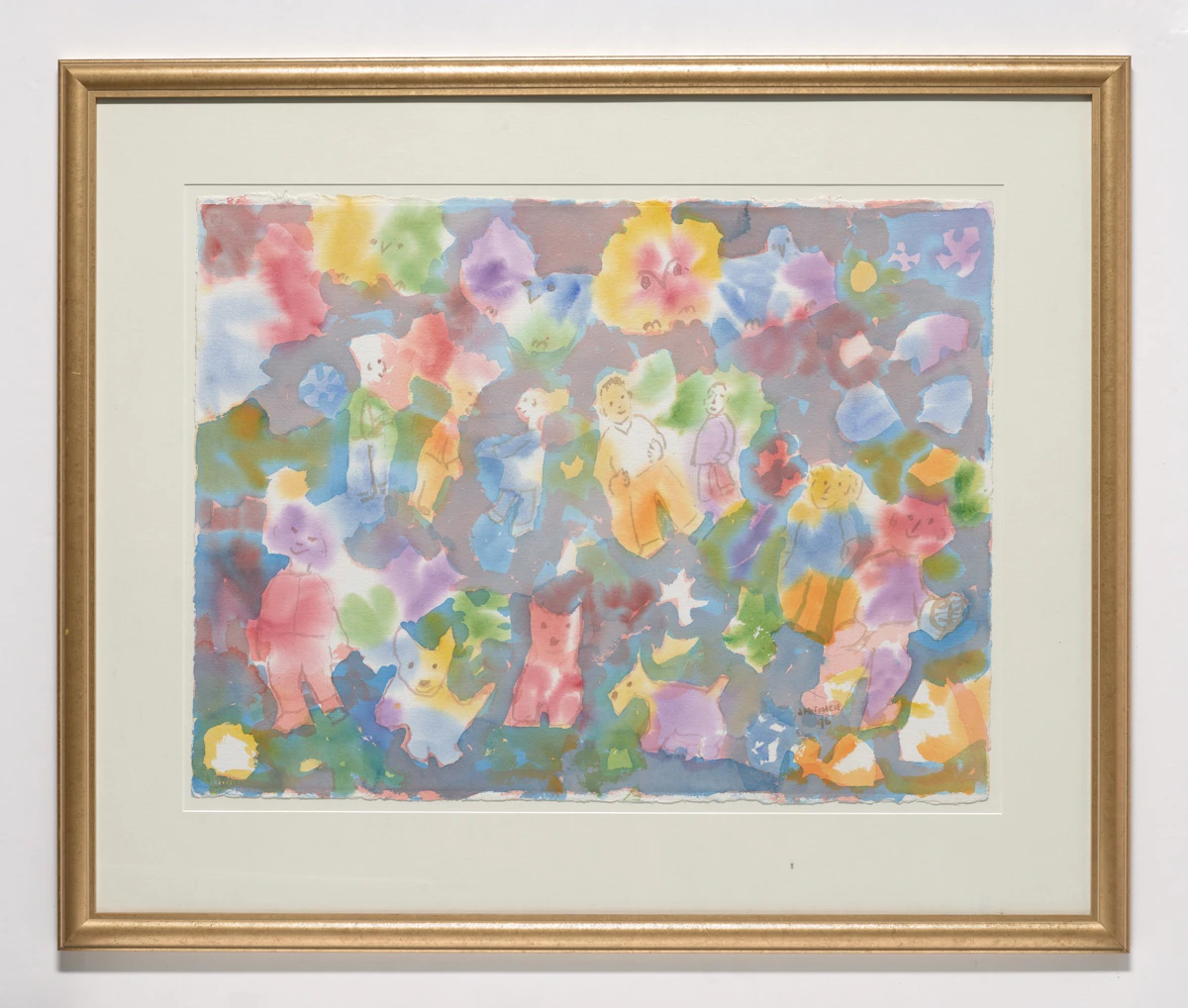 Janet Mitchell, Pansies are this colour, watercolour - view 2