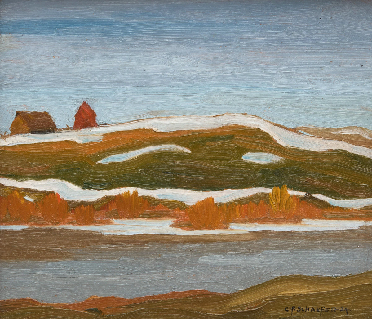 The Saugeen River, Hanover by Carl Fellman Schaefer