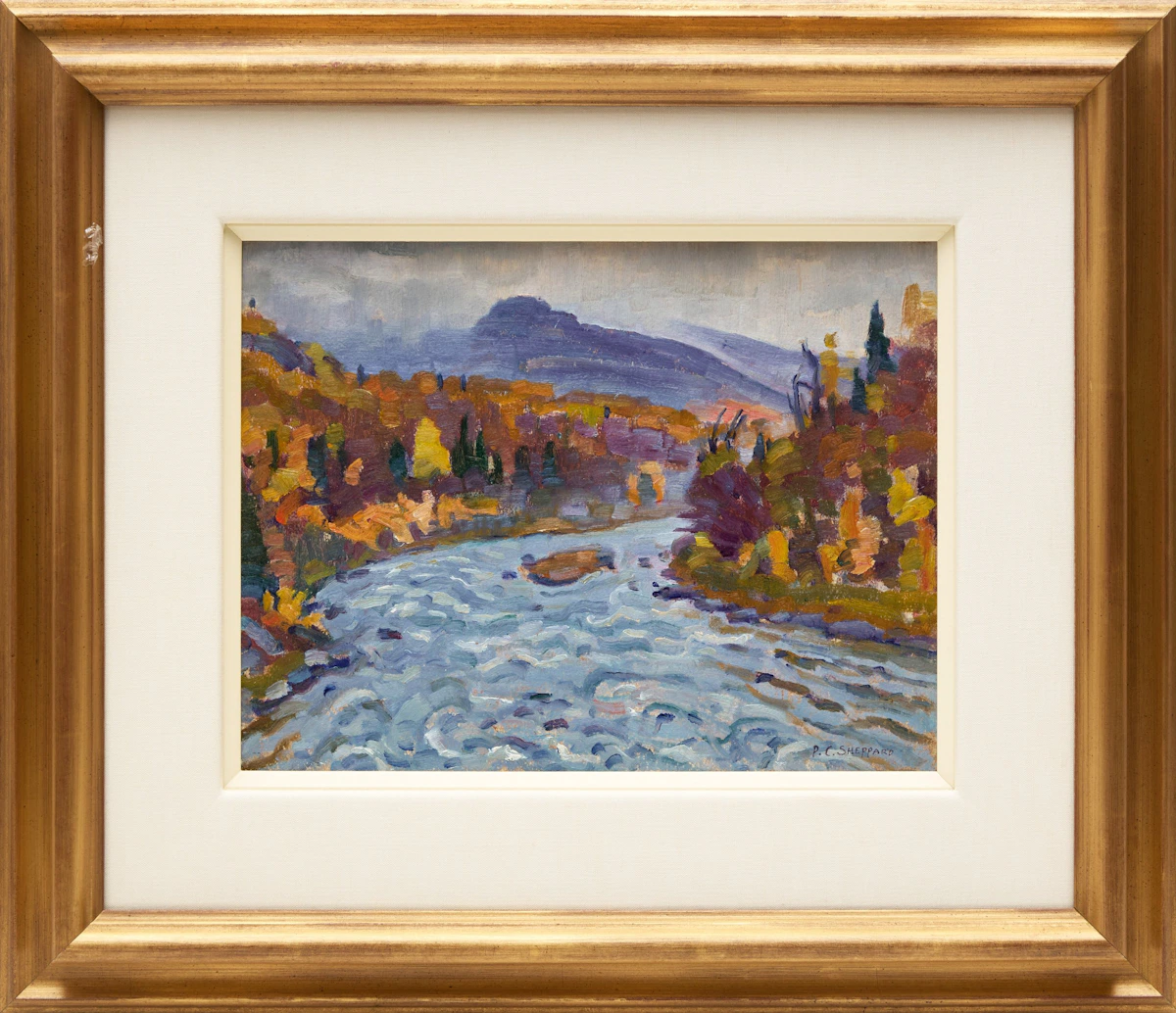 Peter Clapham Sheppard, Mont Tremblant, Quebec, oil on board - view 2