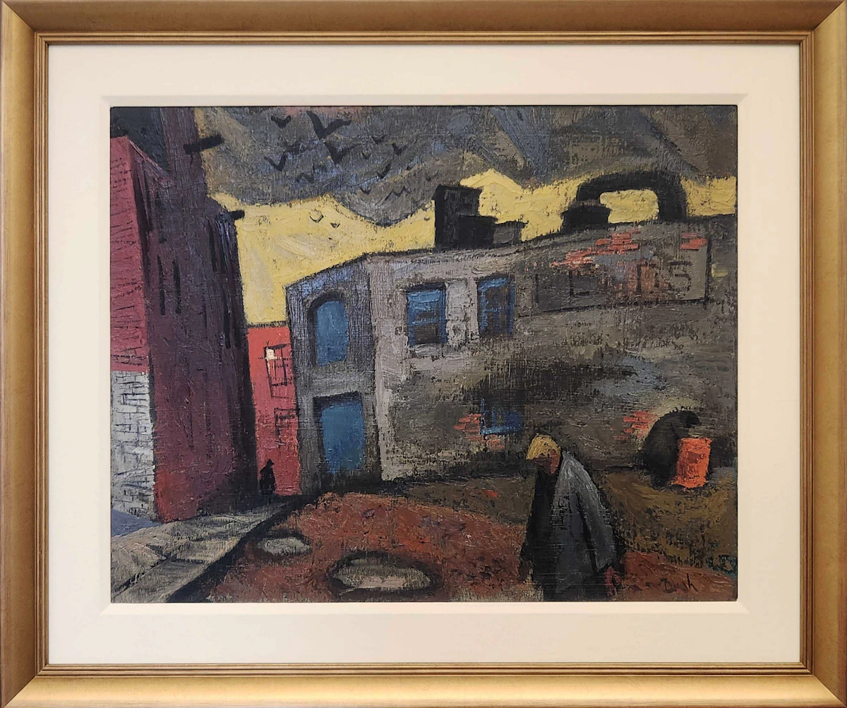 Jack Hamilton Bush, After Dinner, oil on board, March 1949 - view 2