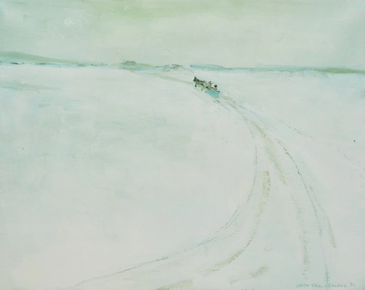 Jean Paul Lemieux, L'Eglise de Péribonka; La traversée de la rivière Péribonka, two colour lithographs - view 4