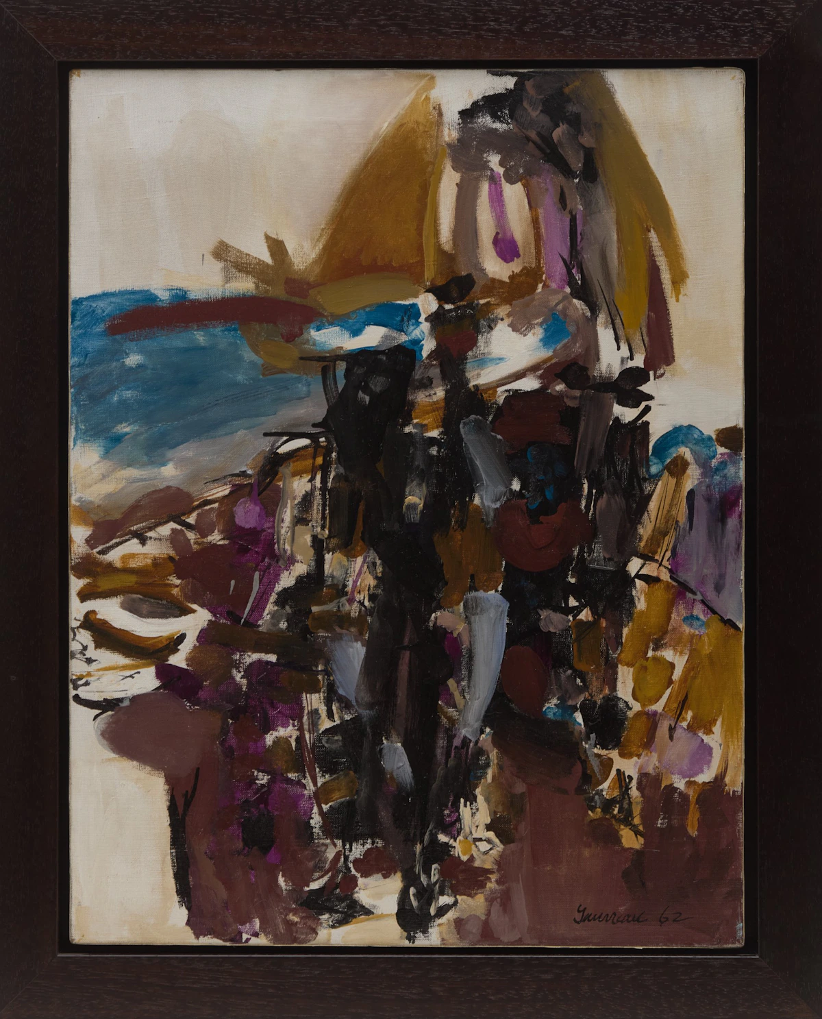 Pierre Gauvreau, Parfait aux raisins, oil on canvas, 1962 - view 2