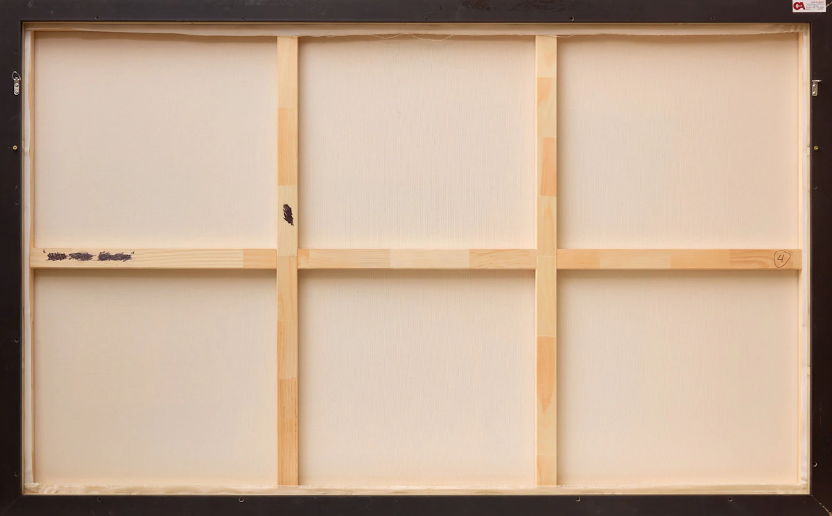 Jean-Paul Jérôme, Abstraction, acrylic on canvas, 1994 - view 3