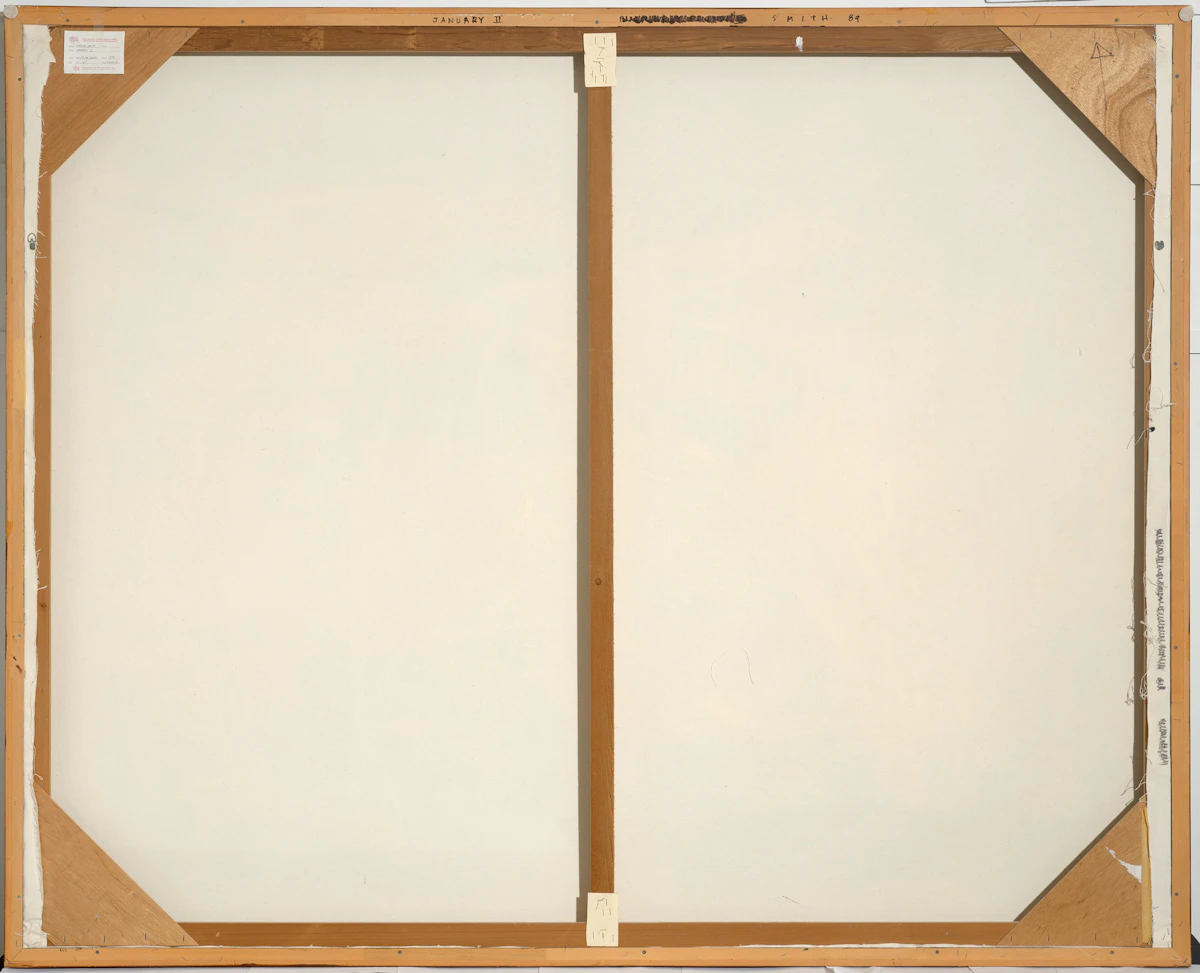 Gordon Appelbe Smith, January II, acrylic on canvas, 1989 - view 3
