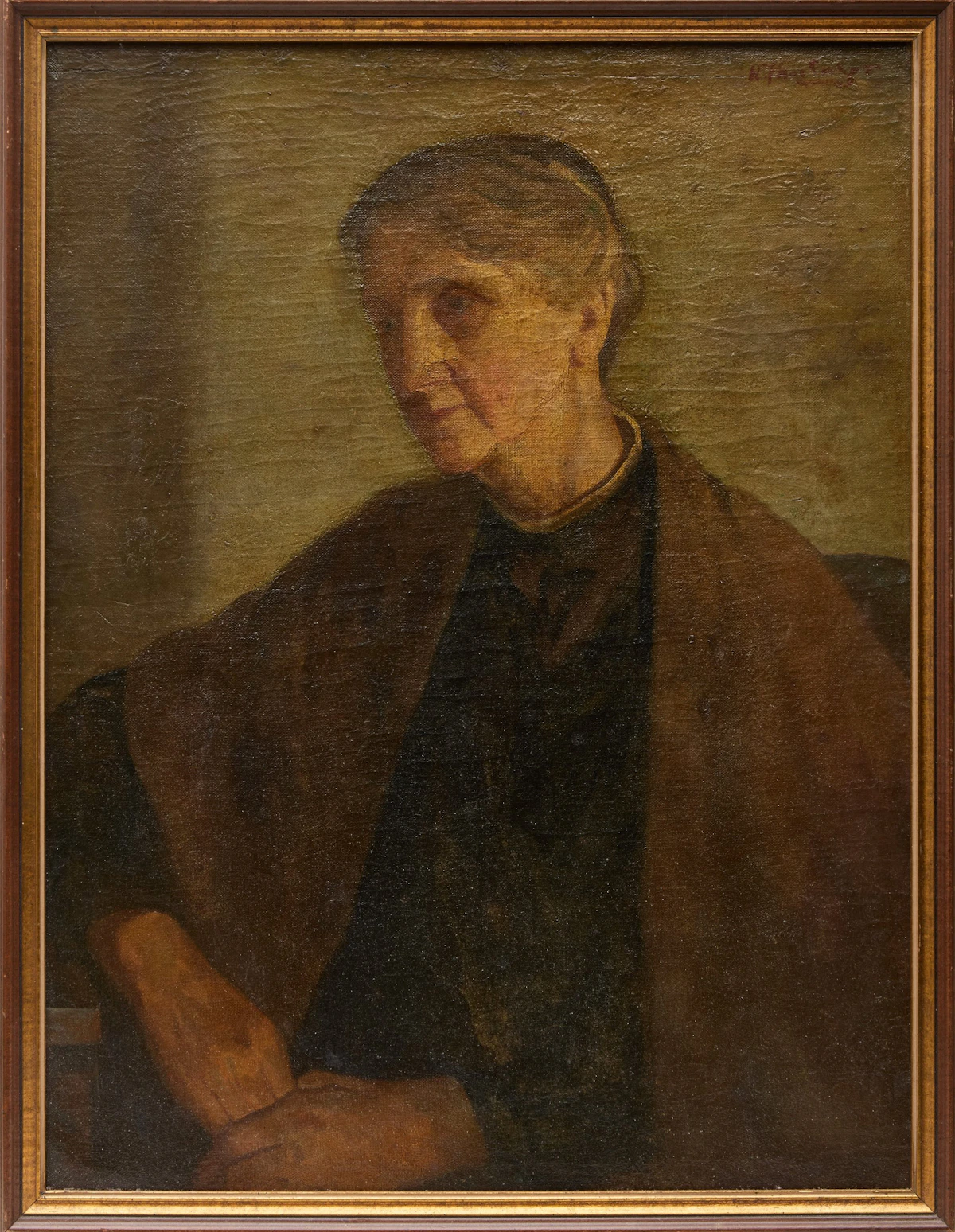 William Firth MacGregor, Mother, oil on canvas - view 2