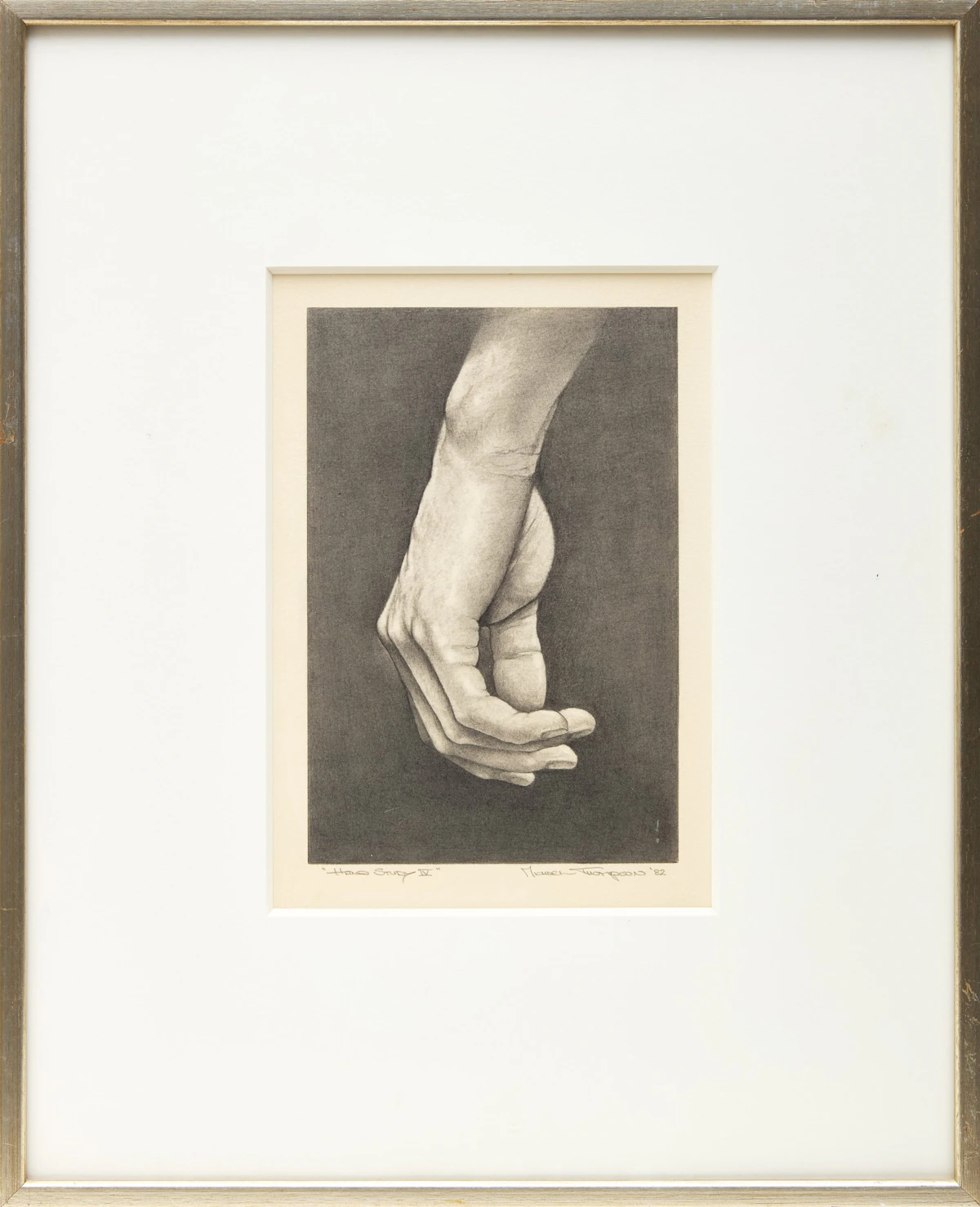 Michael Thompson, Hand Study II, Hand Study III and Hand Study IV, three graphite on paper drawings, 1982 - view 2