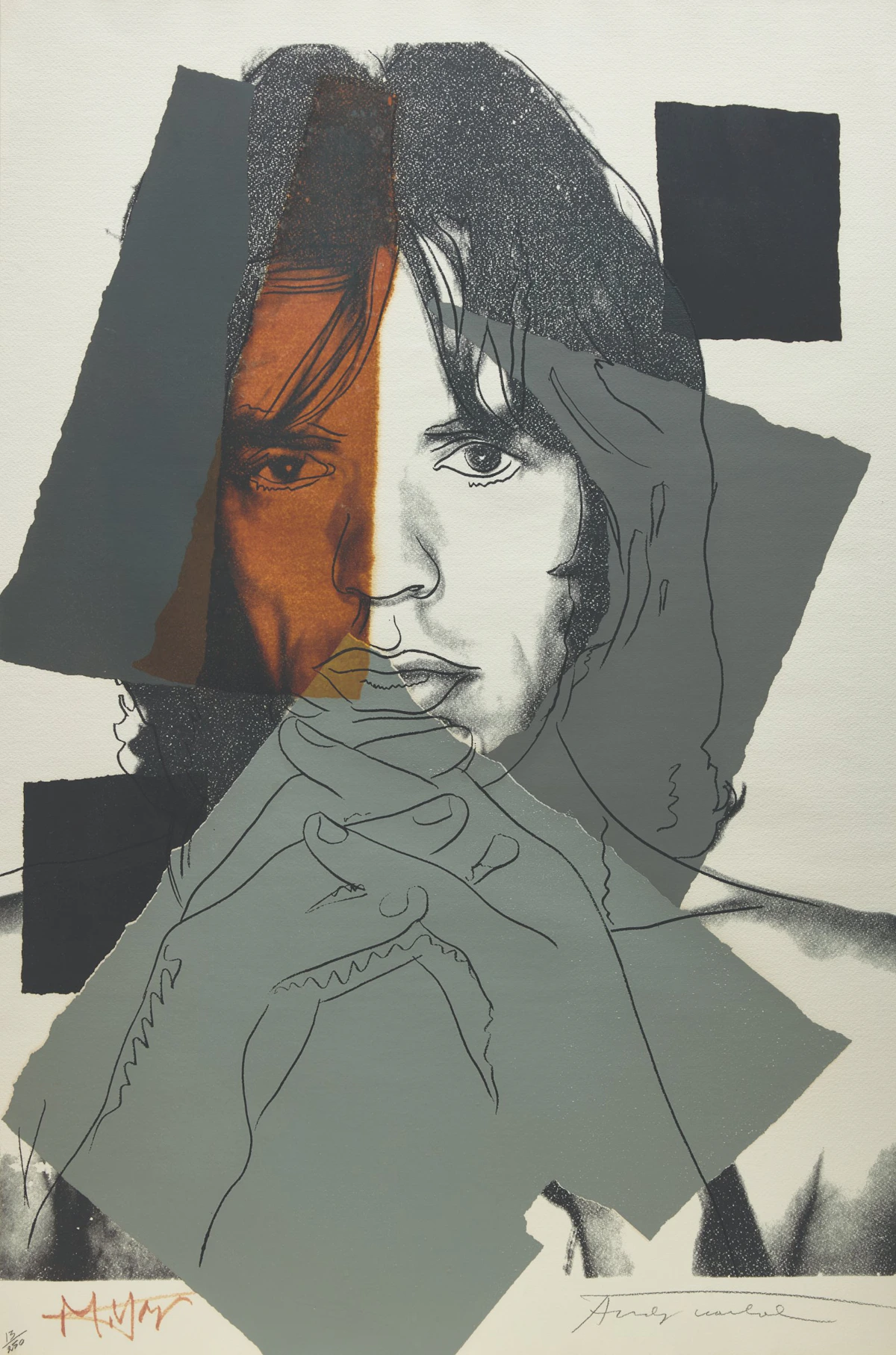 Mick Jagger (F. & S. II.147) by Andy Warhol