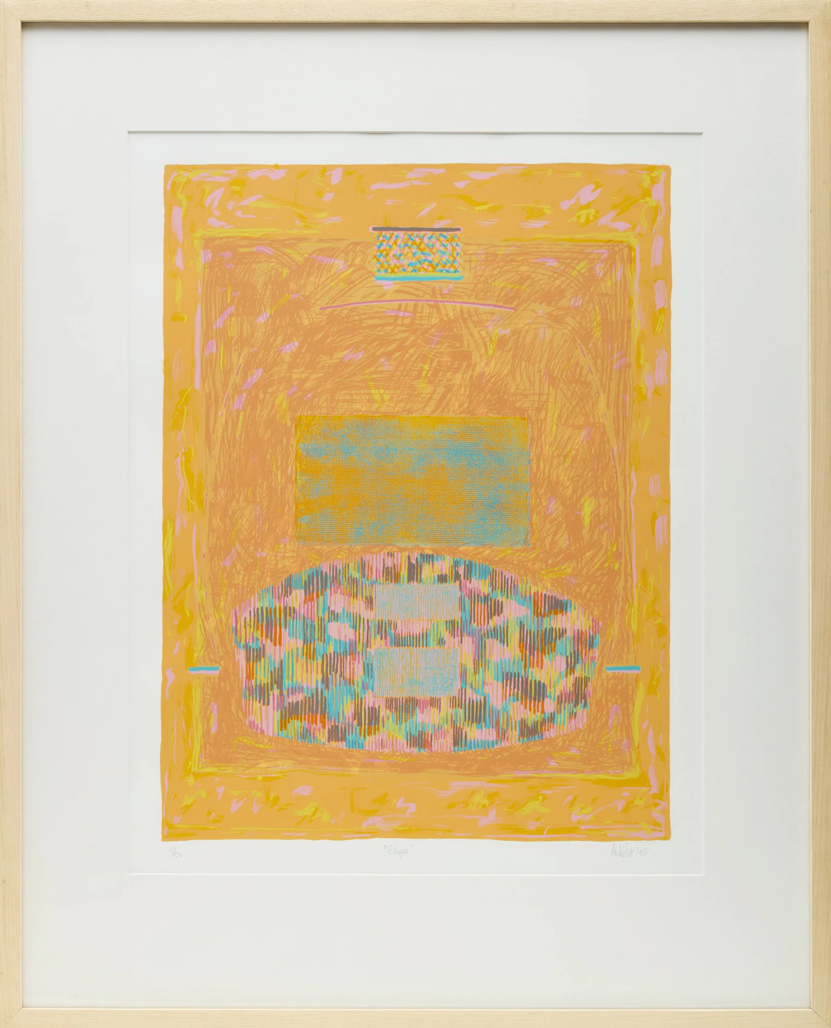 David Wright, Eclipses, lithograph, 1985 - view 2
