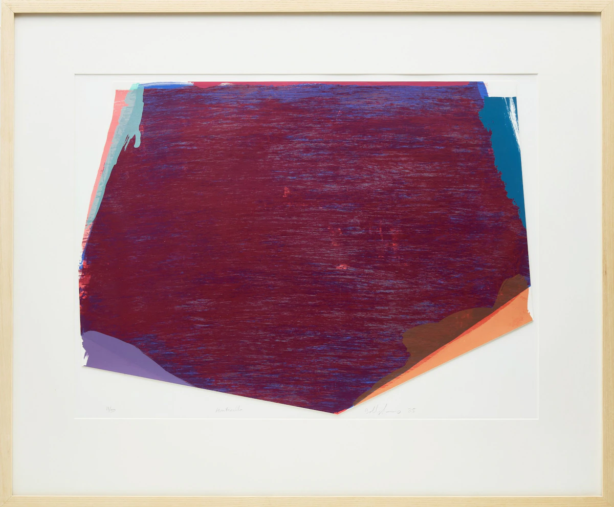 Sosey Tan, Monticello, shaped lithograph, 1985 - view 2