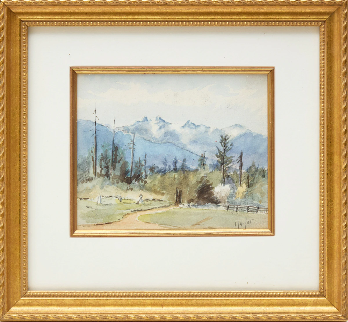 Margaret Batchelor, West Coast Landscapes, three watercolours, circa 1900s - view 2