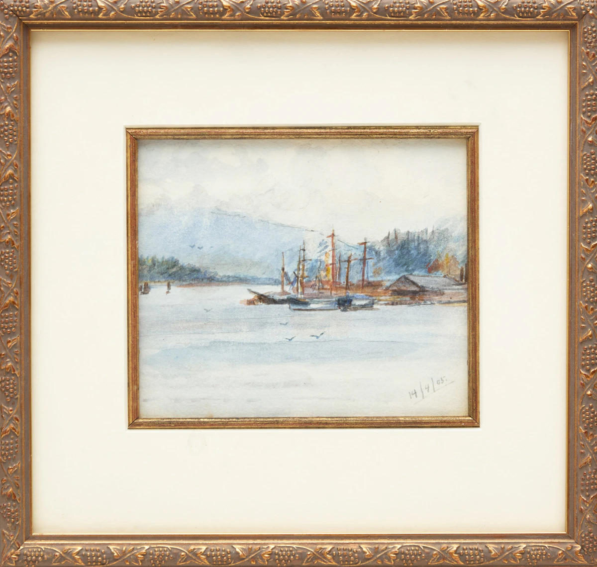Margaret Batchelor, Collection of Boat Scenes, three watercolours, circa 1905 - view 5