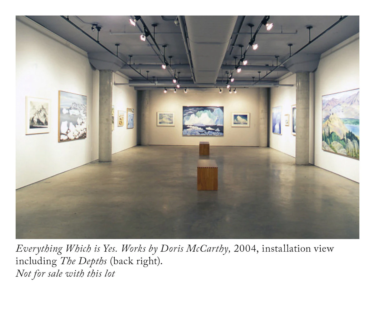 Doris Jean McCarthy, The Depths, oil on canvas, 1996 - view 5