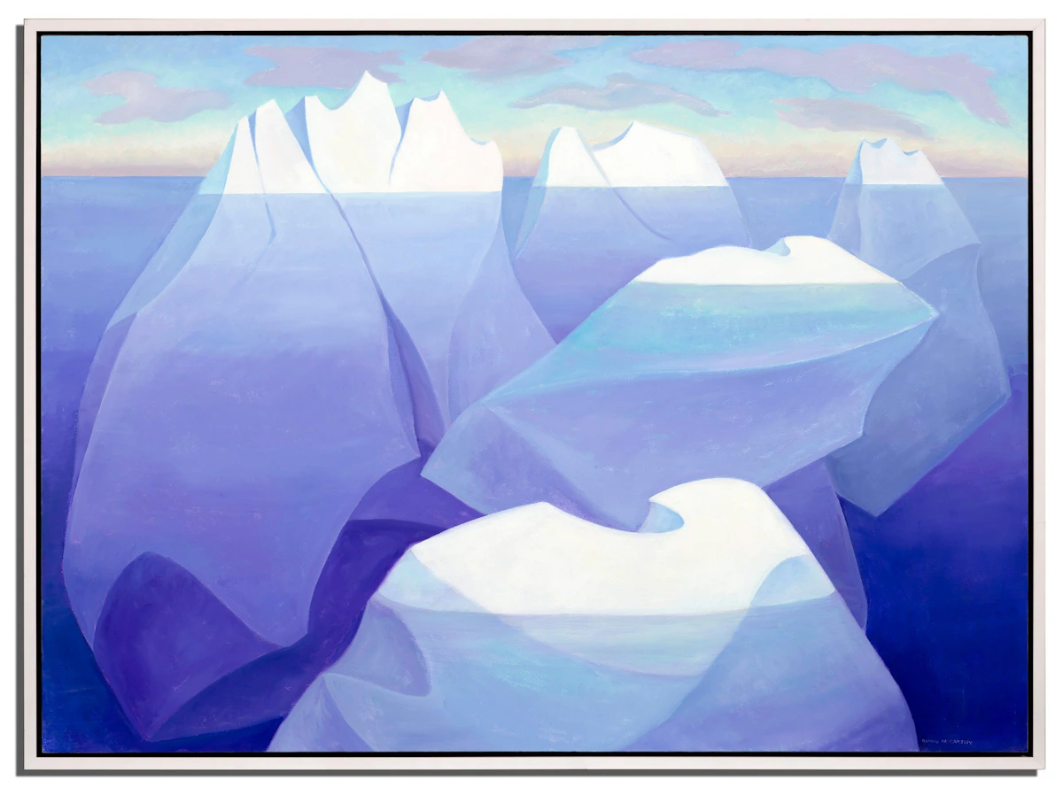Doris Jean McCarthy, The Depths, oil on canvas, 1996 - view 2