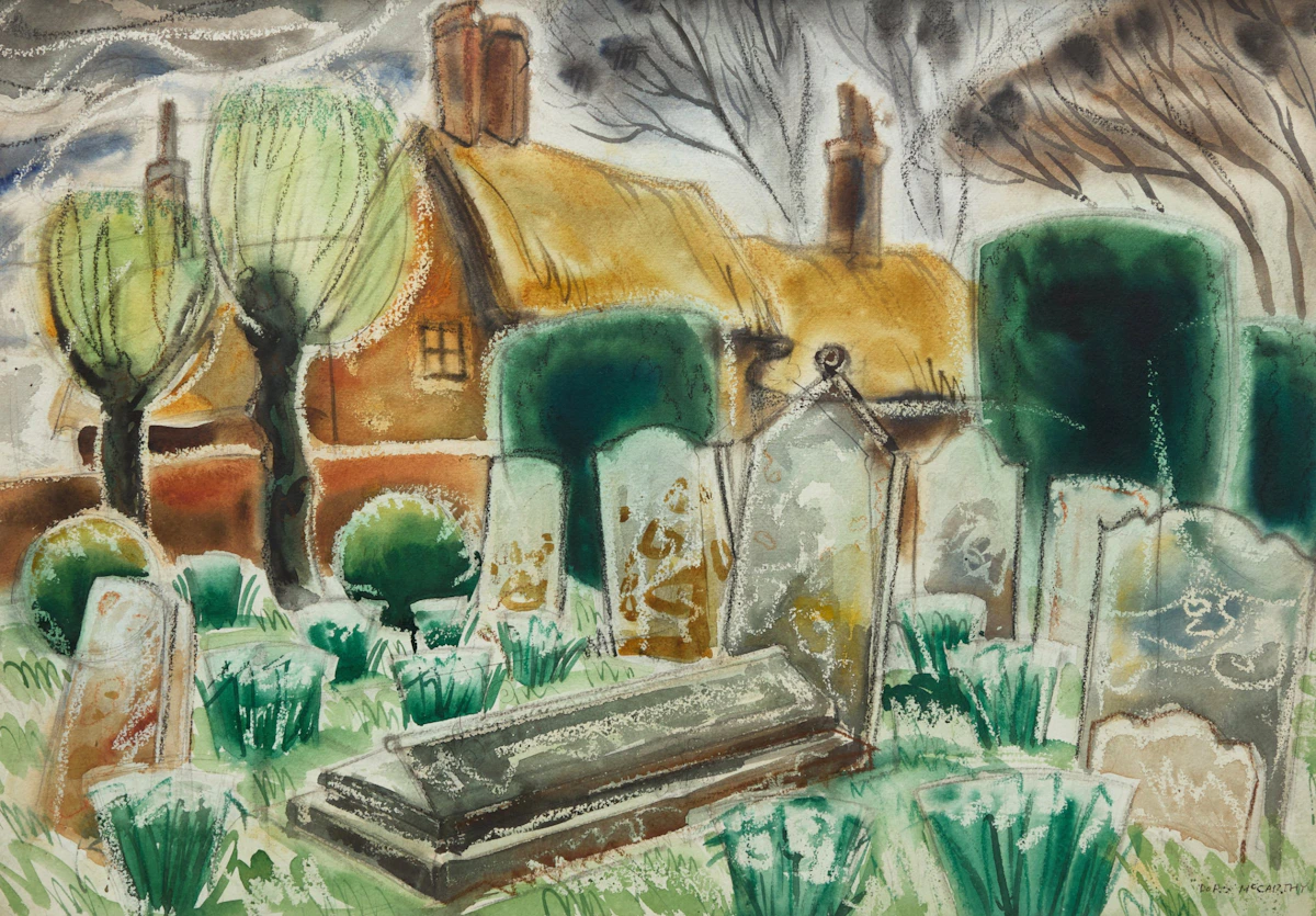 Cavendish Church-Yard, Essex by Doris Jean McCarthy