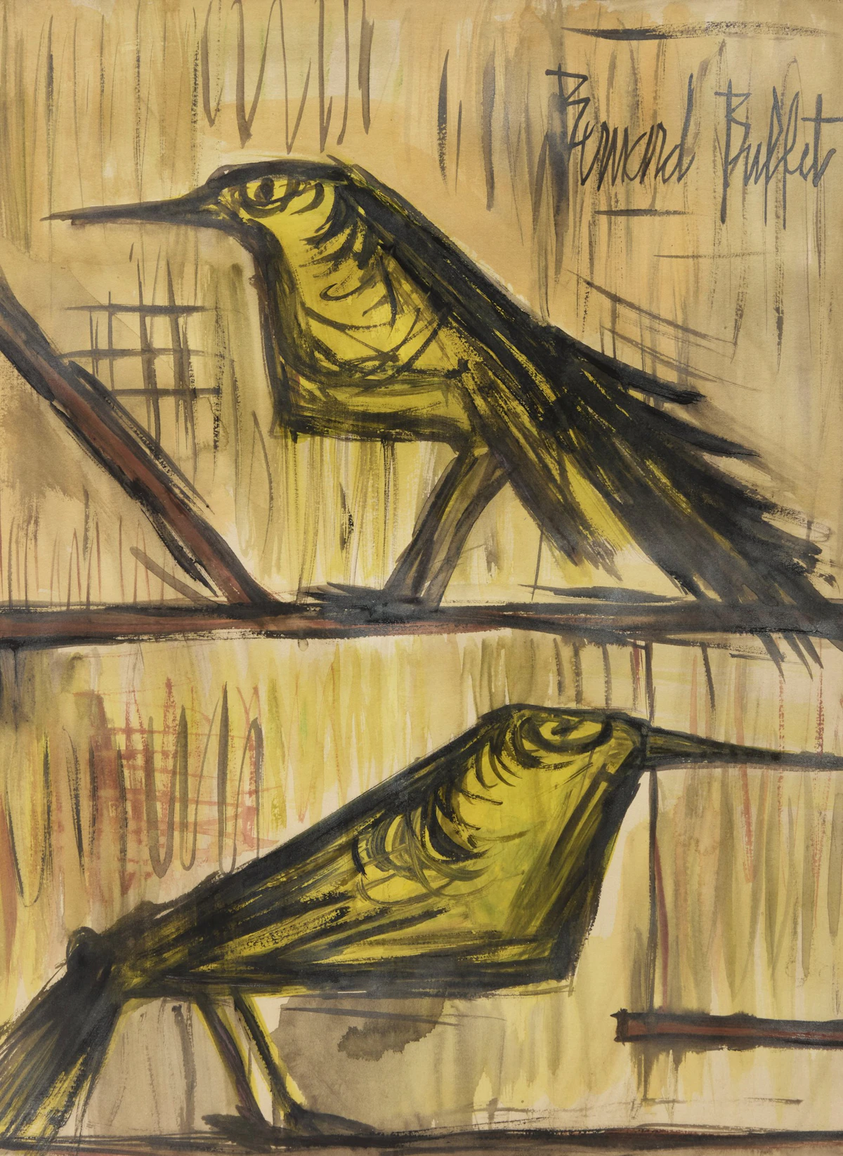 Two Crows by Bernard Buffet