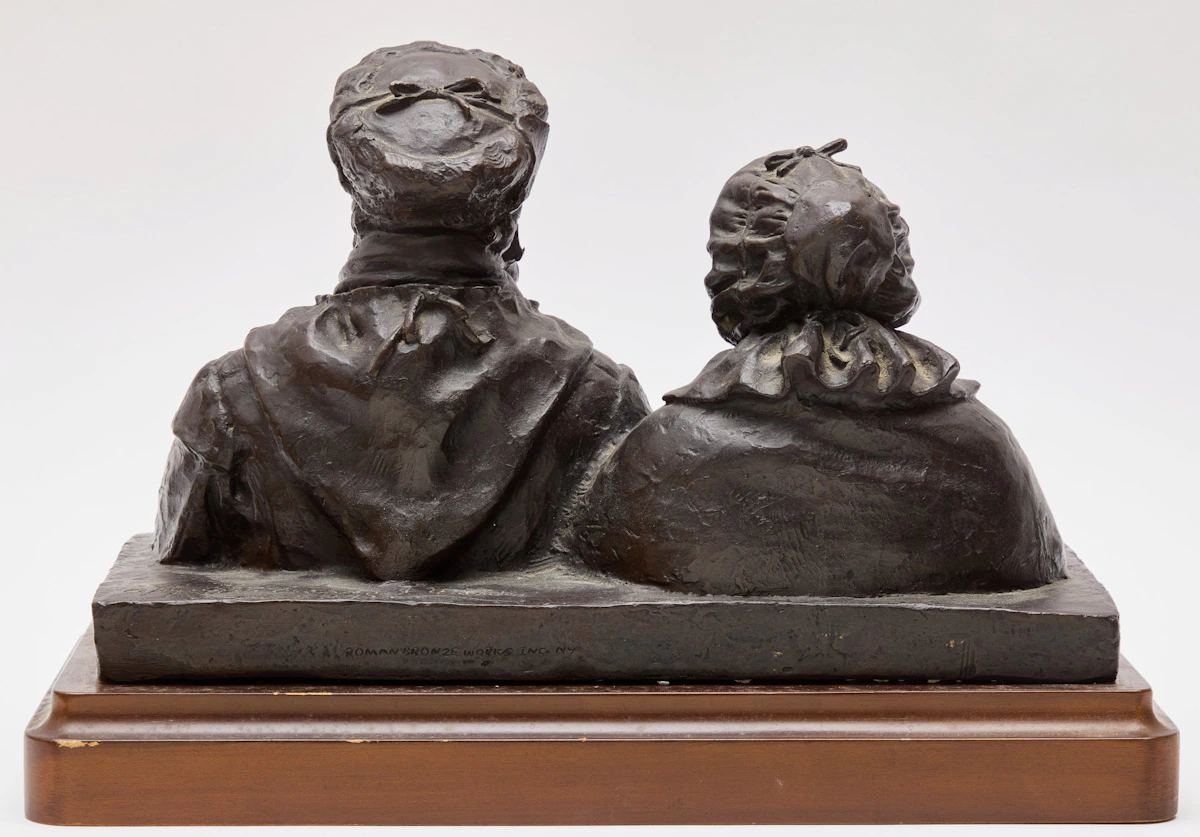Marc-Aurèle de Foy Suzor-Coté, Les Époux Chapdelaine, bronze - view 4