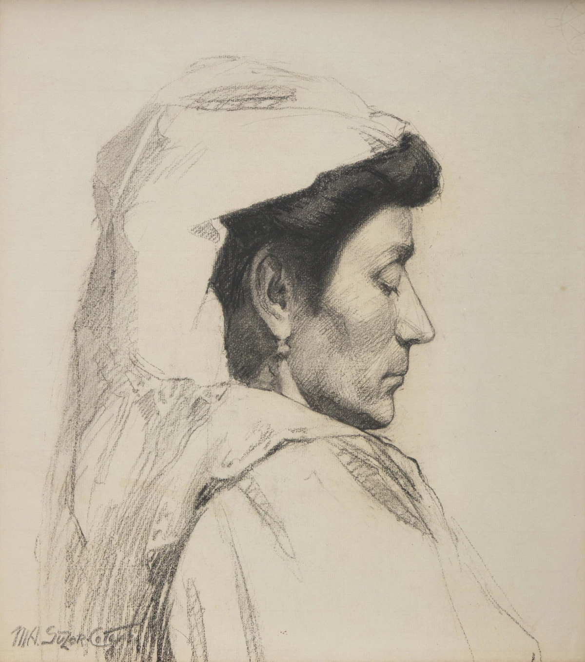 Portrait de Bretonne by Marc-Aurèle de Foy Suzor-Coté