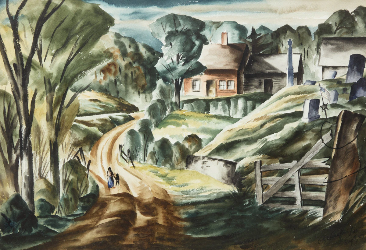 Farm House by Carl Fellman Schaefer