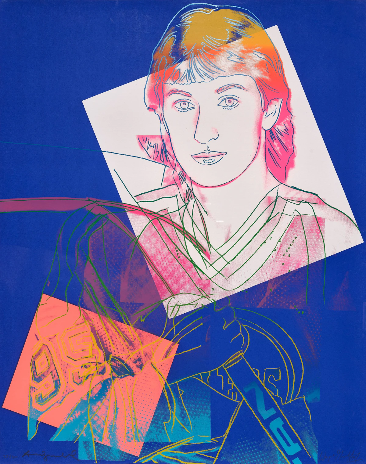 Andy Warhol, Wayne Gretzky #99 (F. & S. II.306), colour screenprint on Lenox Museum Board