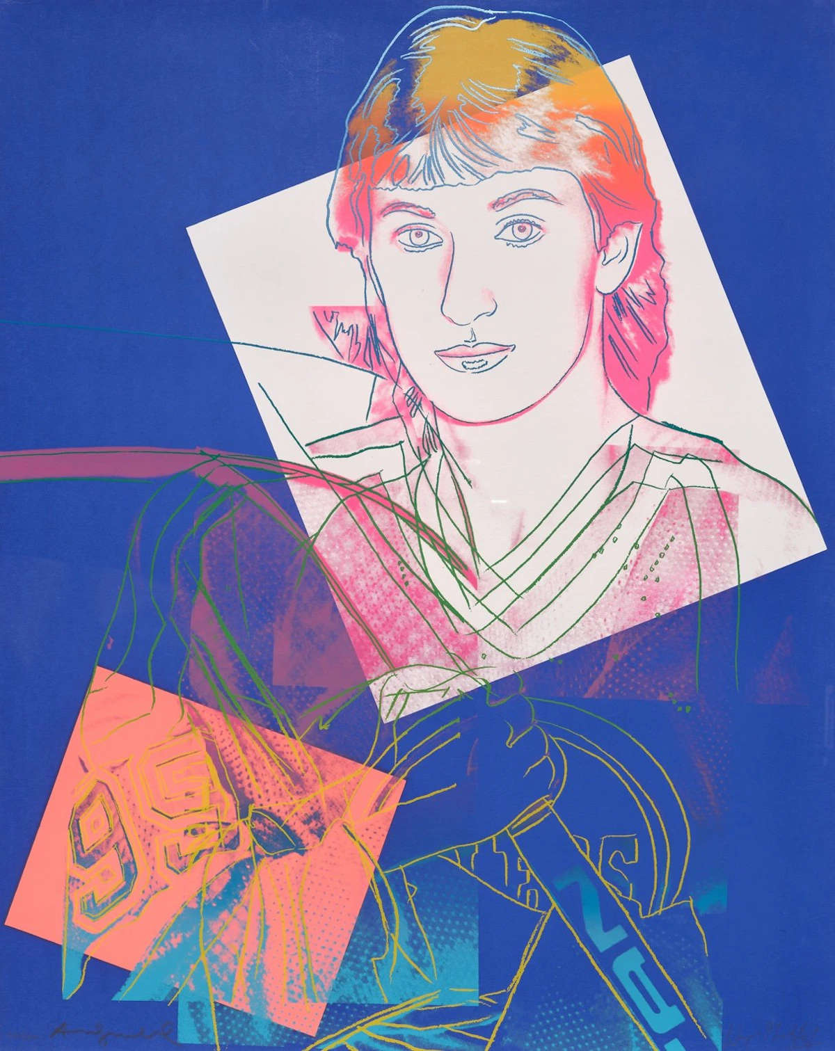 Wayne Gretzky #99 (F. & S. II.306) by Andy Warhol