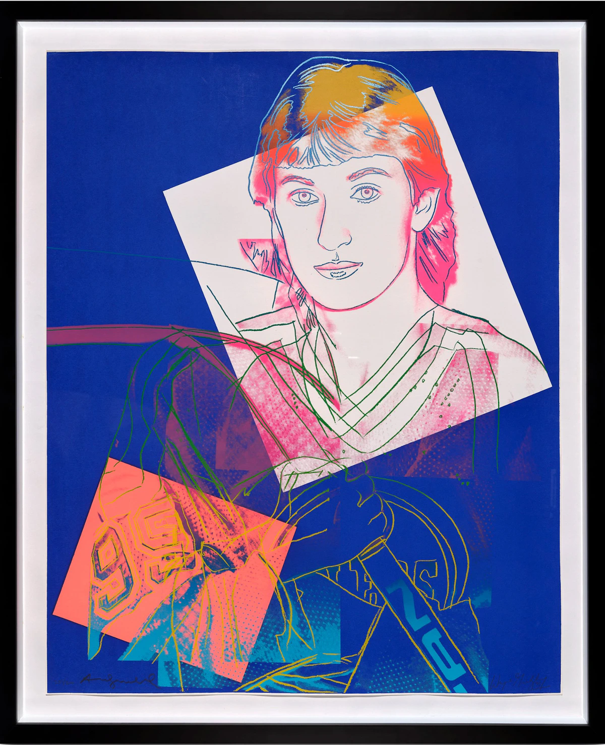 Andy Warhol, Wayne Gretzky #99 (F. & S. II.306), colour screenprint on Lenox Museum Board, 1984 - view 2