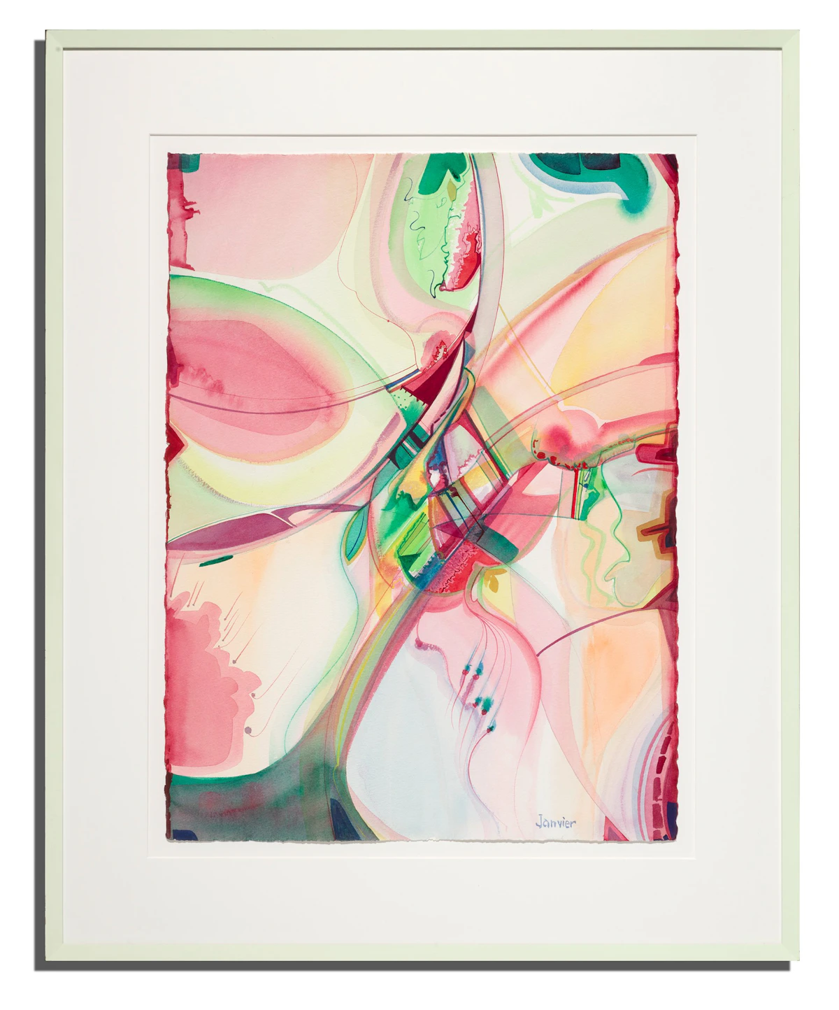 Alex Simeon Janvier, Watermelon, watercolour, 2014 - view 2
