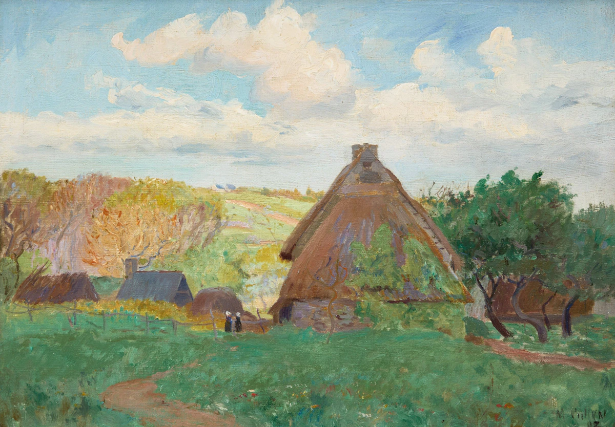 Farm in Brittany by Maurice Galbraith Cullen
