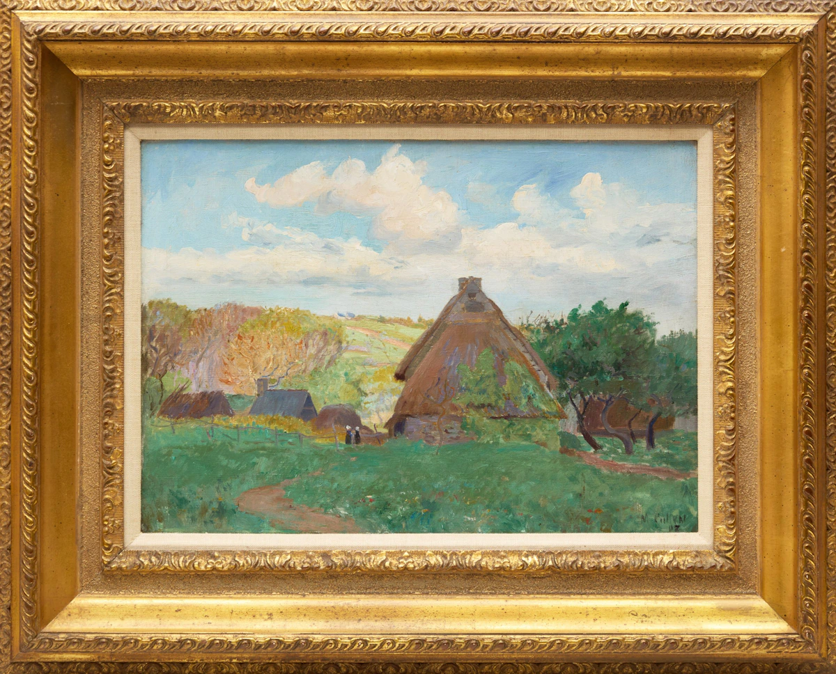 Maurice Galbraith Cullen, Farm in Brittany, oil on canvas, 1902 - view 2